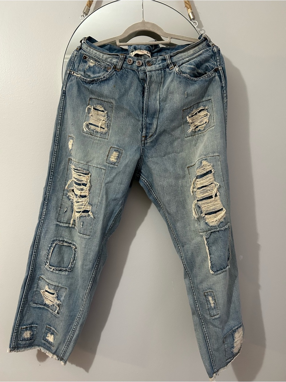 Magnolia Pearl Miner 213 Denim in Washed Indigo OSFM - Picture 3 of 13
